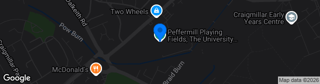 Map showing East Peffermill
