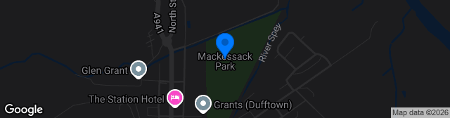 Map showing MacKessack Park