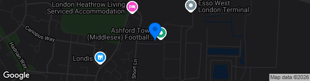 Map showing The Robert Parker Stadium
