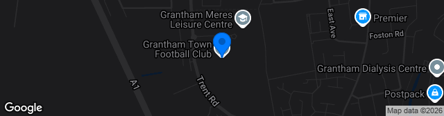 Map showing South Kesteven Stadium