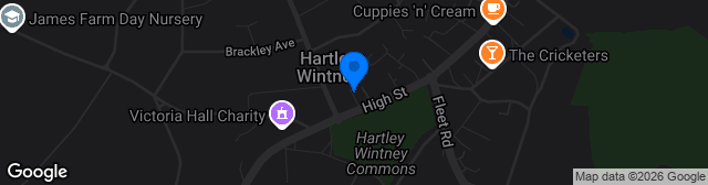 Map showing The Memorial Playing Fields