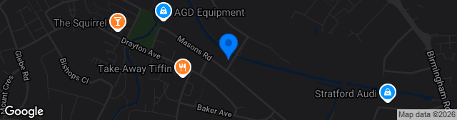 Map showing The Arden Garages Stadium