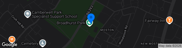 Map showing Broadhurst Park