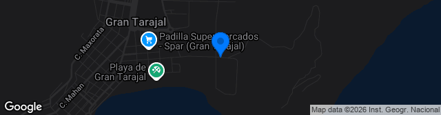 Map showing Estadio Municipal de Gran Tarajal
