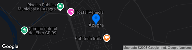 Map showing Estadio Miguel Sola