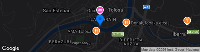 Map showing Estadio de Berazubi