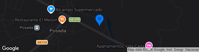 Map showing Campo de La Corredoria