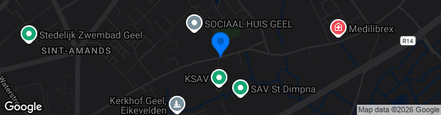 Map showing Sportpark St. Dimpna
