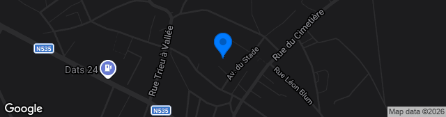 Map showing Stade Henri Rochefort
