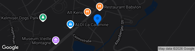 Map showing Stade Prince Philippe