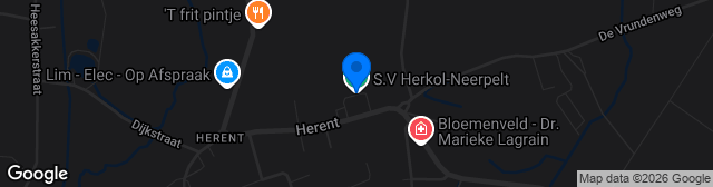 Map showing Terrein SV Herkol Herent 3910 Neerpelt