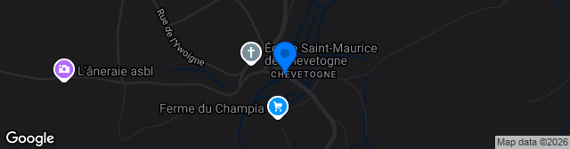 Map showing Terrain de Chevetogne