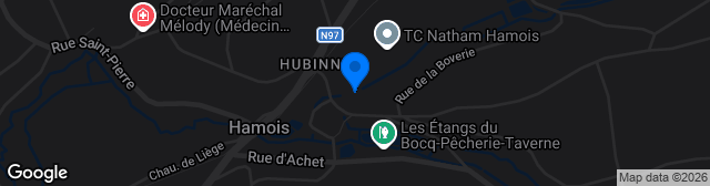 Map showing Terrain de Condruzien