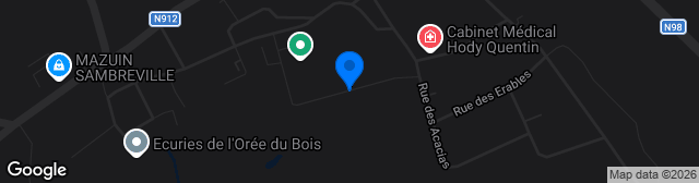 Map showing Stade Arthur Michaux