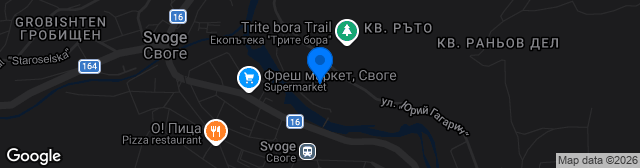 Map showing Stadion Chavdar Tsvetkov