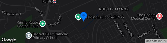 Map showing Grosvenor Vale