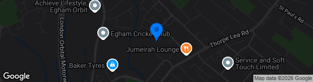 Map showing The Runnymede Stadium