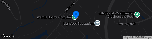 Map showing Sanford B. Wanner Stadium