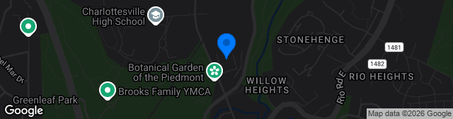 Map showing Charlottesville High School Stadium