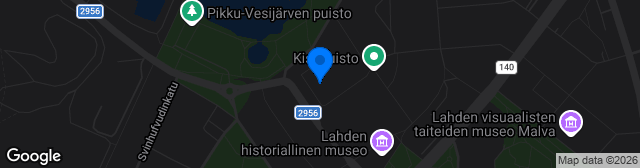 Map showing Kisapuiston tekonurmi