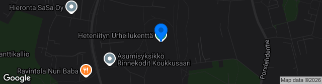 Map showing Vuosaaren Urheilukenttä