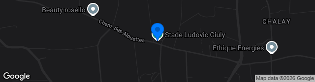 Map showing Stade Ludovic Giuly