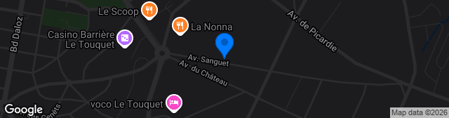 Map showing Stade Gerard Houllier