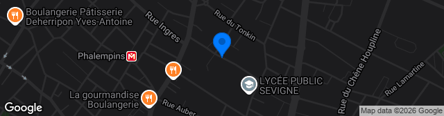 Map showing Stade Charles Van de Veegaete