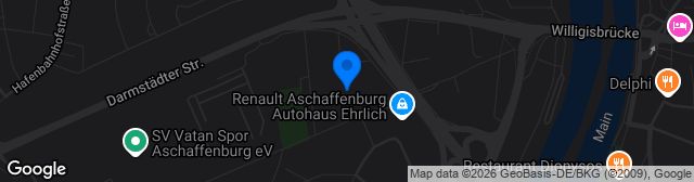 Map showing Stadion am Schönbusch