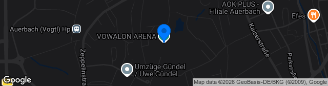 Map showing Arena zur Vogtlandweide