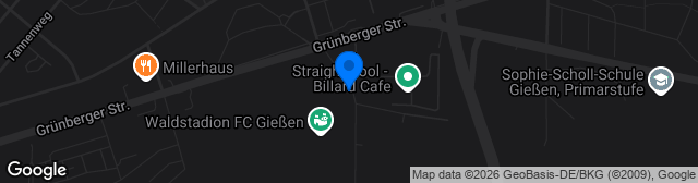 Map showing Waldstadion Gießen