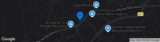 Map showing Stade Ange Casanova