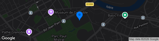 Map showing Stade des Alpes