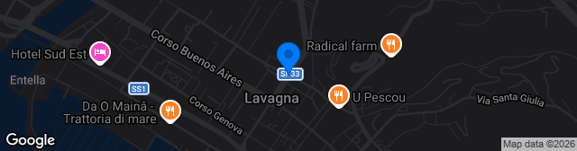 Map showing Stadio Edoardo Riboli