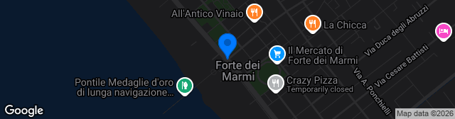 Map showing Stadio Comunale Carlo Necchi