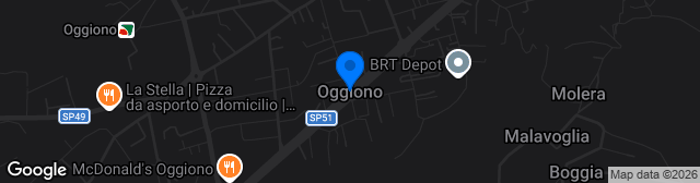 Map showing Stadio Comunale Al Bersaglio