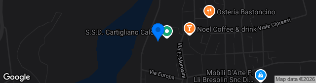 Map showing Stadio Fair Play di Cartigliano