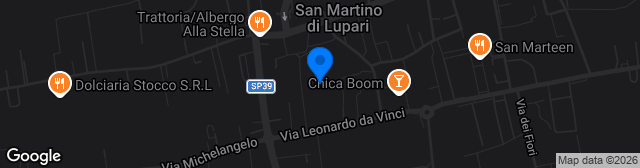 Map showing Stadio Comunale Gianni Casée