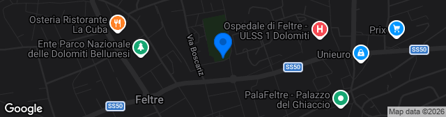 Map showing Stadio Zugni Tauro