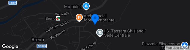 Map showing Campo Sportivo Comunale Tassara