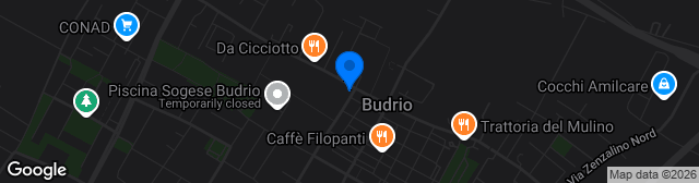 Map showing Stadio Pietro Zucchini