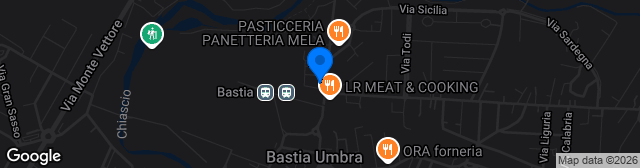 Map showing Stadio Comunale