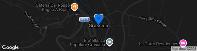 Map showing Stadio di Grassina