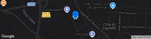 Map showing Stadio Comunale C. Bernicchi