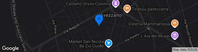 Map showing Stadio dei Marsi
