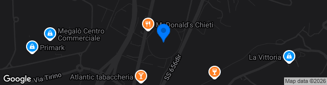 Map showing Stadio Guido Angelini