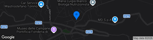 Map showing Stadio Comunale Civitelle
