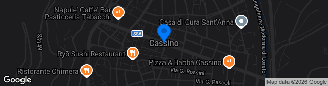 Map showing Stadio Comunale Gino Salvetti