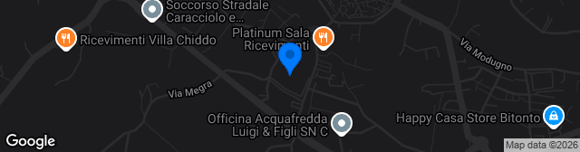 Map showing Campo Sportivo Comunale Città degli Ulivi