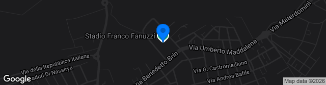 Map showing Stadio Franco Fanuzzi